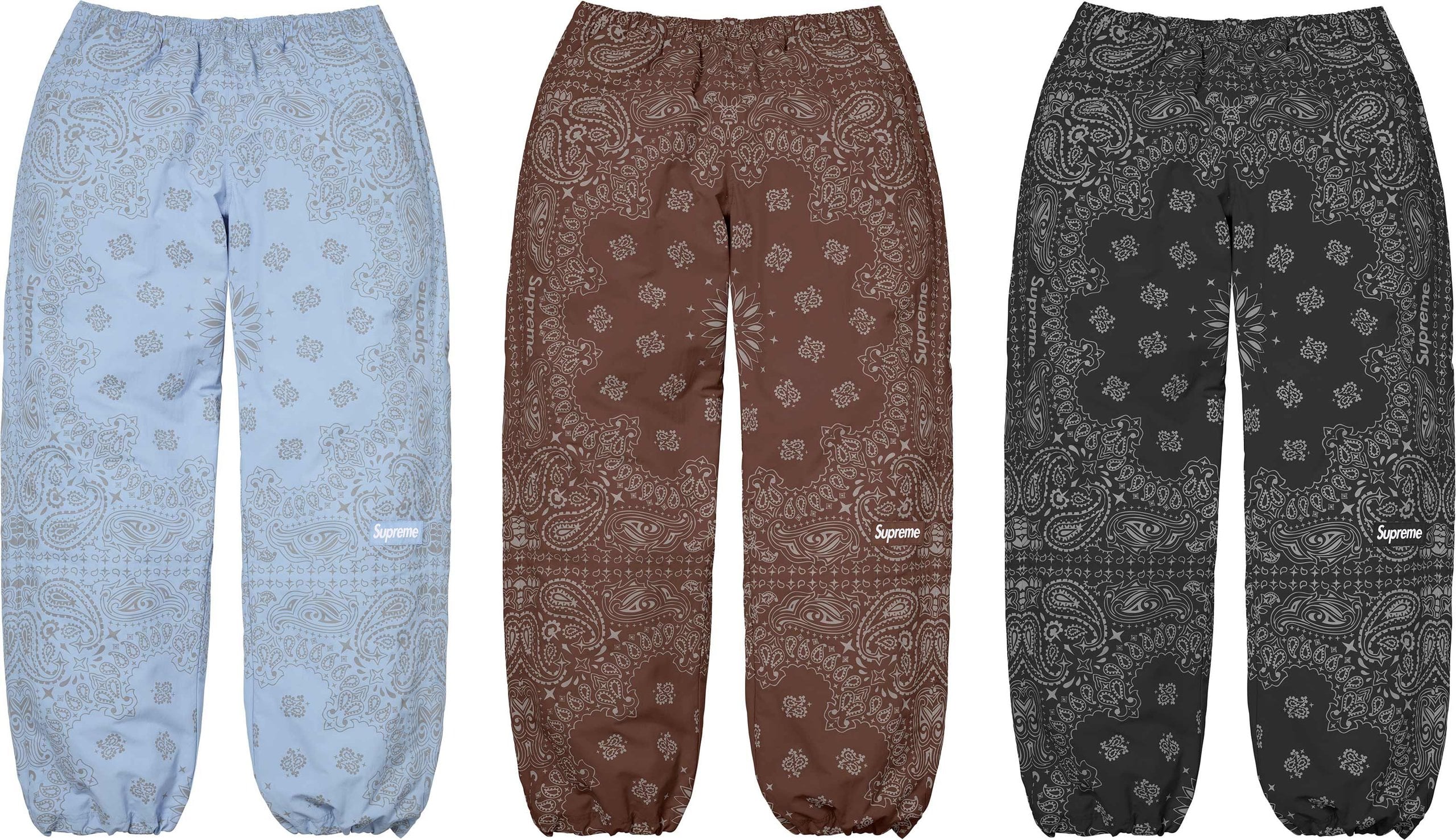 Reflective Bandana Track Pant